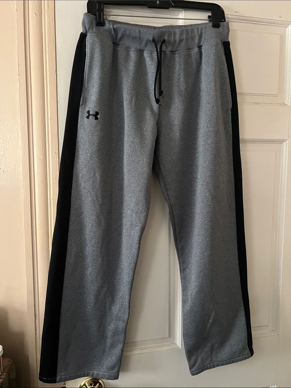 Under Armour Gray Joggers with Black Side Panels